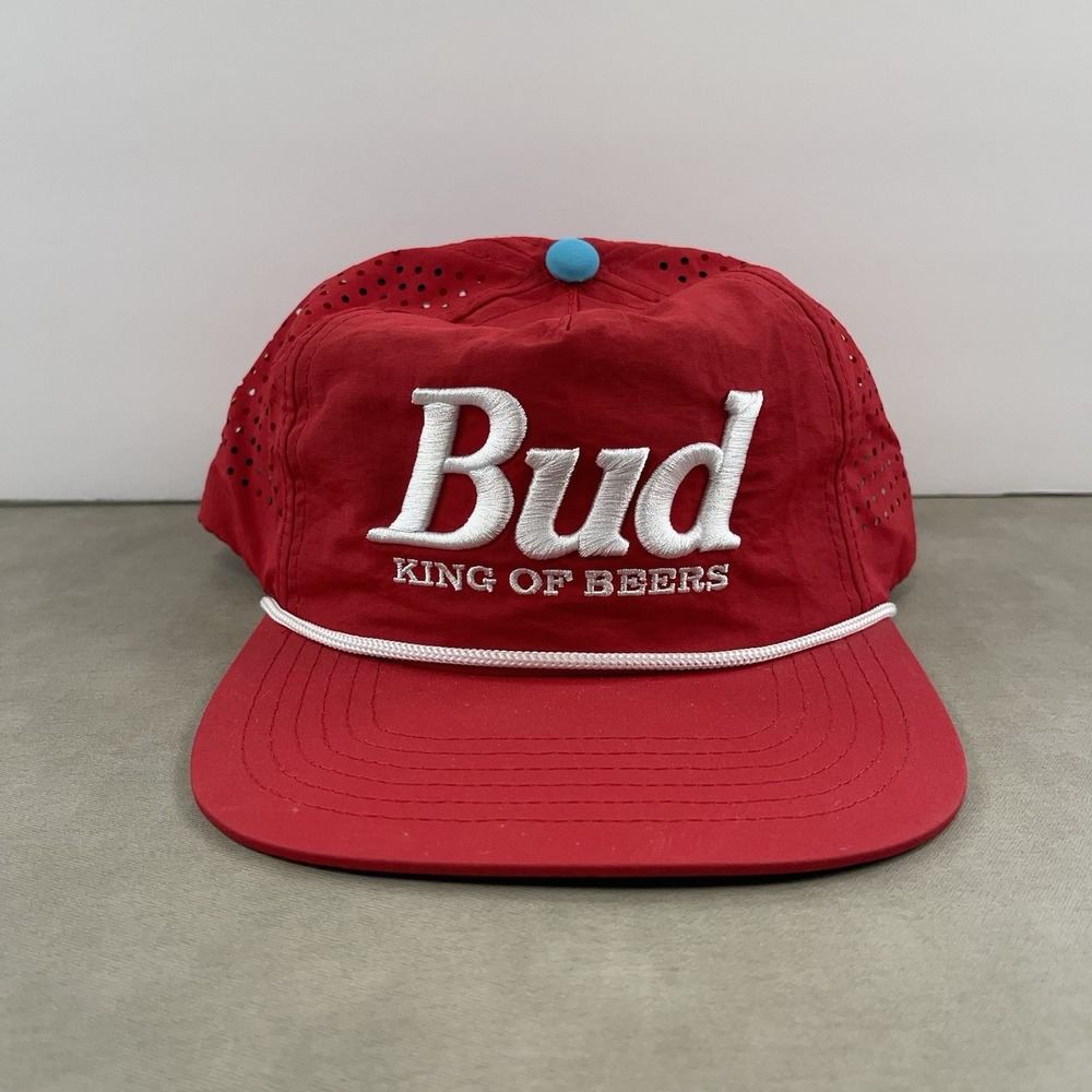 Staunch Traditional Outfitters Bud King Of Beers Snapback Hat Performance NWOT